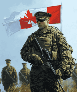 Canadian Military Soldiers Diamond Painting