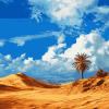 Canary Island Desert Landscape Diamond Painting