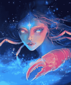 Cancer Zodiac Animation Diamond Painting