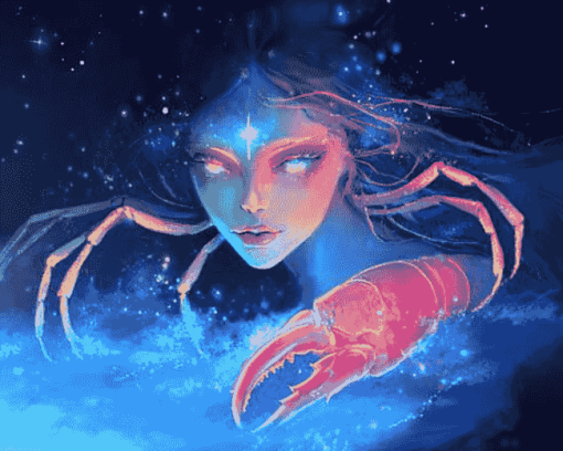 Cancer Zodiac Animation Diamond Painting