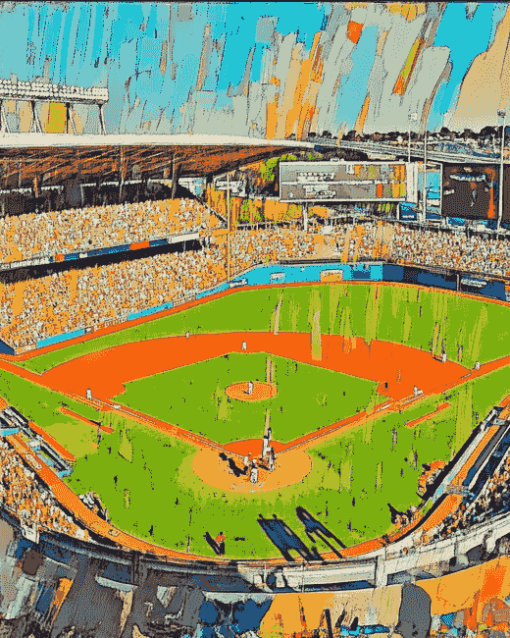 Candlestick Park Landscape Diamond Painting