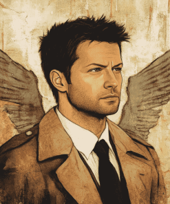 Castiel Angel Movie Diamond Painting