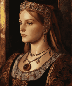 Catherine Of Aragon Vintage Queens Diamond Painting