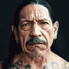 Celebrity Danny Trejo Diamond Painting