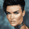 Celebrity Ruby Rose Diamond Painting