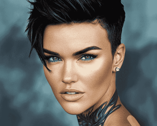 Celebrity Ruby Rose Diamond Painting