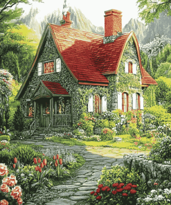 Charming Summer Cottage Diamond Painting