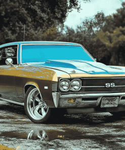 Chevrolet El Camino Engines Diamond Painting