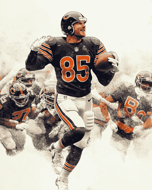 Chicago Bears Legends Diamond Painting