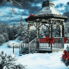 Christmas Gazebo Showcase Diamond Painting