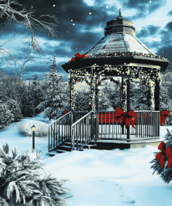 Christmas Gazebo Showcase Diamond Painting