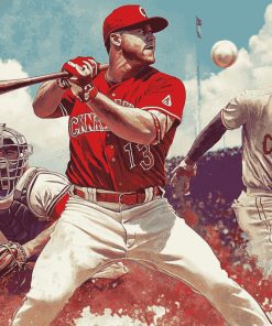 Cincinnati Reds Baseball Diamond Painting