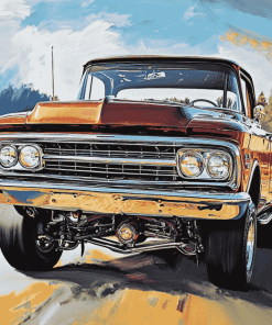 Classic Chevy Car Diamond Painting