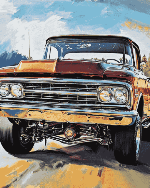 Classic Chevy Car Diamond Painting