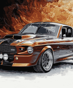 Classic Mustang 1967 Diamond Painting