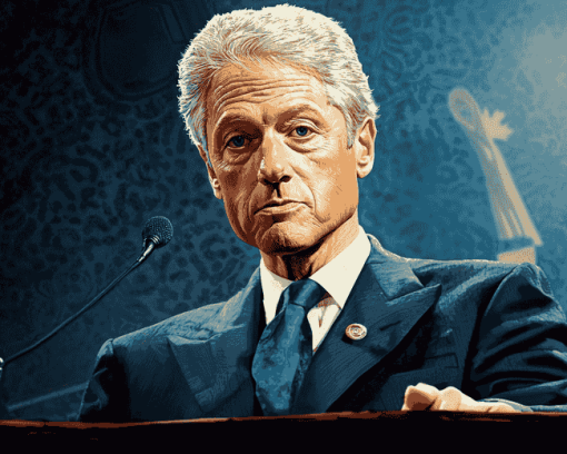 Classy Bill Clinton Diamond Painting