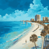 Clearwater Beach Seaside Diamond Painting