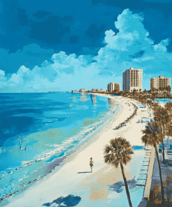 Clearwater Beach Seaside Diamond Painting