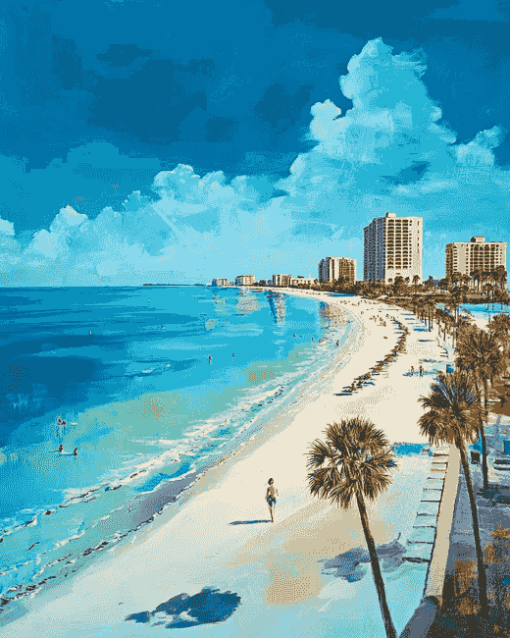 Clearwater Beach Seaside Diamond Painting