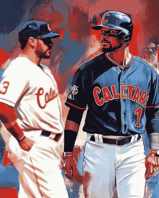 Cleveland Indians Baseball Stars Diamond Painting