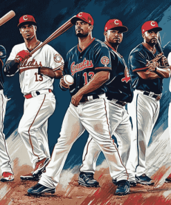 Cleveland Indians Baseball Team Diamond Painting