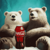 Coca Cola Cartoon Bear Diamond Painting