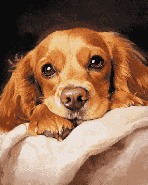 Cocker Spaniel Puppy Diamond Painting