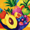 Colorful Abstract Fruit Diamond Painting