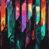 Colorful Abstract Iridescent Diamond Painting