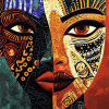 Colorful African Faces Diamond Painting