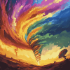 Colorful Cartoon Tornado Diamond Painting