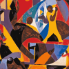 Colorful Jacob Lawrence Abstracts Diamond Painting