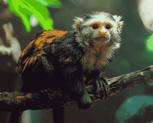 Colorful Marmosets Monkey Diamond Painting