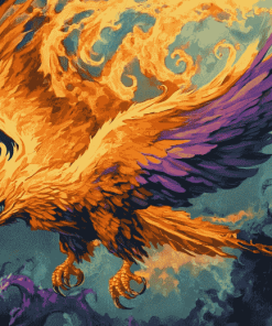 Colorful Phoenix Bird Diamond Painting