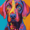 Colorful Pointer Dogs Diamond Painting