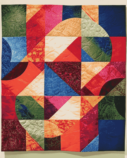 Colorful Quilt Block Art Diamond Painting