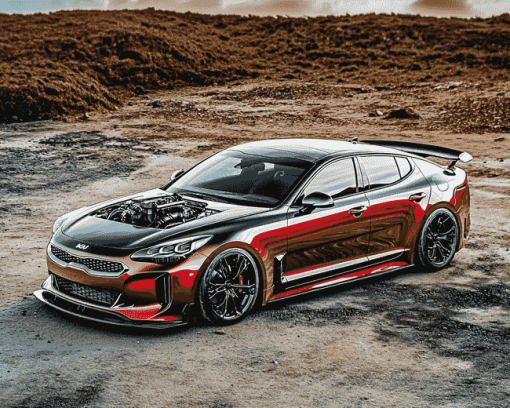 Cool Kia Stinger Car Diamond Painting