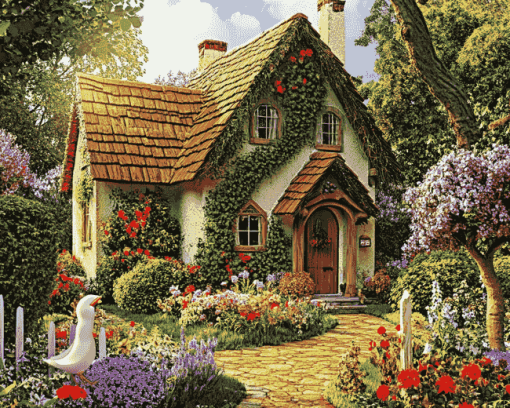 Cottage Retreats Diamond Painting