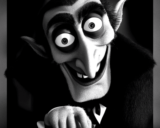 Count Von Count Monochrome Diamond Painting