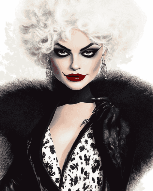 Cruella Movie Inspired Diamond Painting