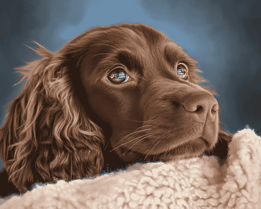 Cute Boykin Spaniel Puppy Diamond Painting