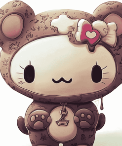 Cute Hello Kitty Cartoon Diamond Painting