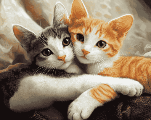 Cute Kittens Diamond Painting