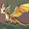 Cute Sandwing Dragon Diamond Painting