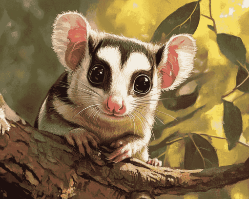 Cute Sugar Glider Diamond Painting