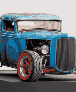 Cyna Engine Hot Rod Diamond Painting