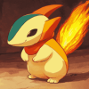 Cyndaquil Animation Art Diamond Painting