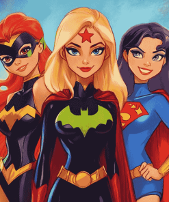 DC Super Hero Girls Animation Diamond Painting