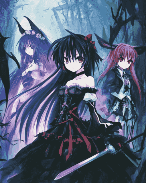 Date A Live Anime Diamond Painting