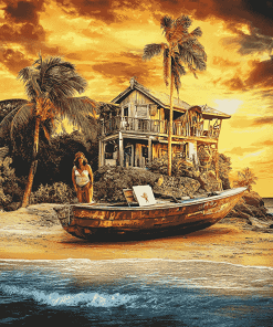 Death in Paradise Movie Diamond Painting